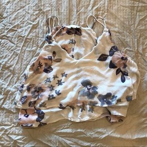 Floral tank top